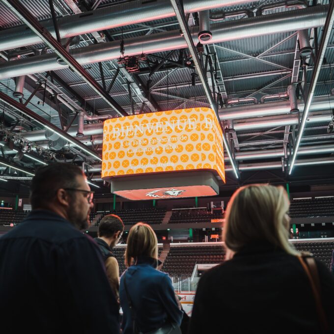 Les Tables Éphémères : les lieux du sport – Centre de glace de la Vaudoise aréna