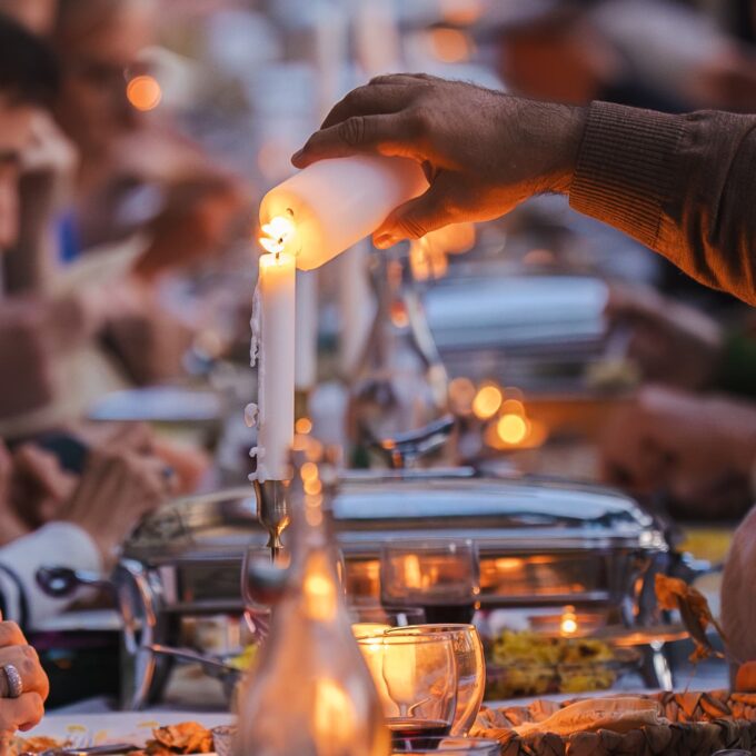 Dîner à la bougie